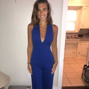 Blue jumpsuit! Good for going out and/or work!